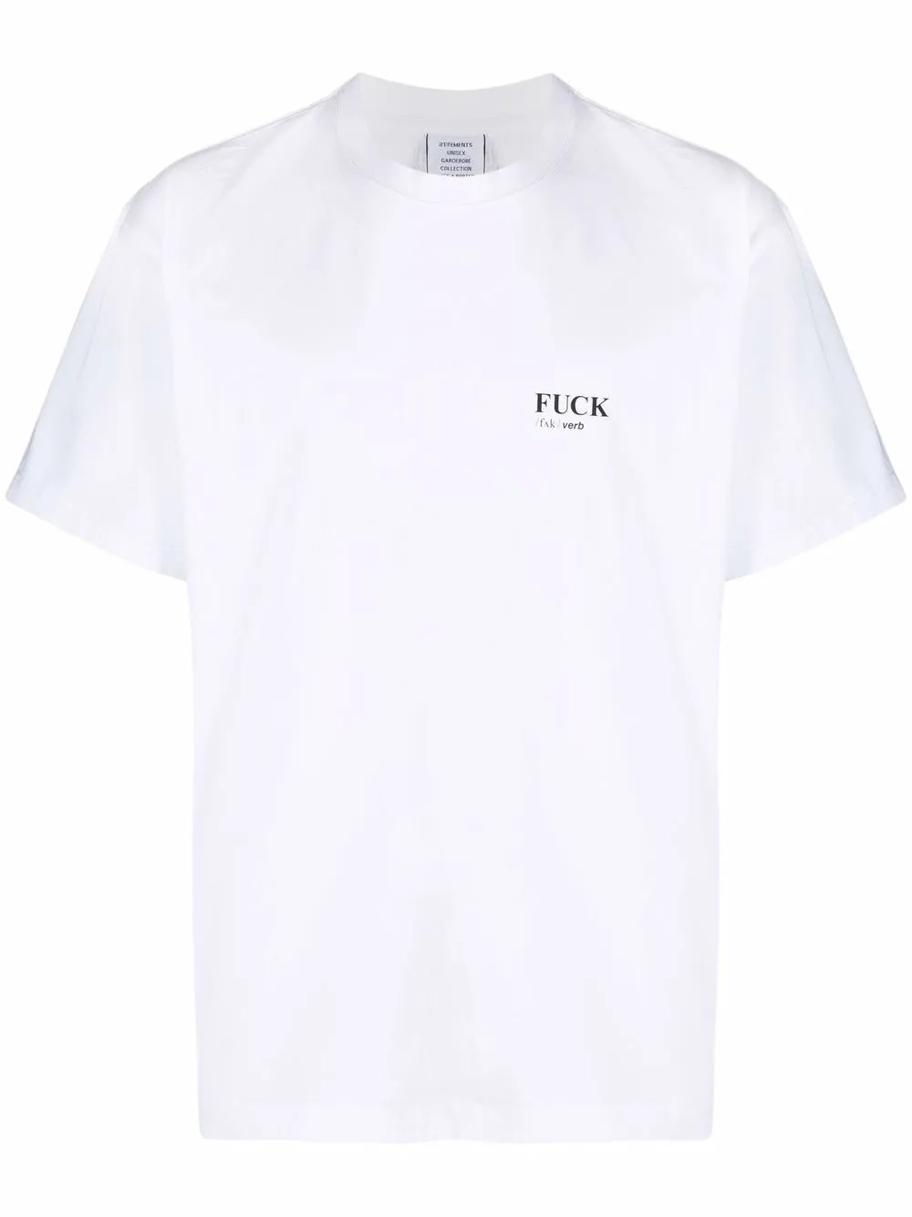 фото Vetements футболка definition с принтом