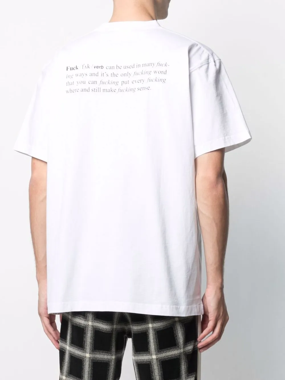 фото Vetements футболка definition с принтом