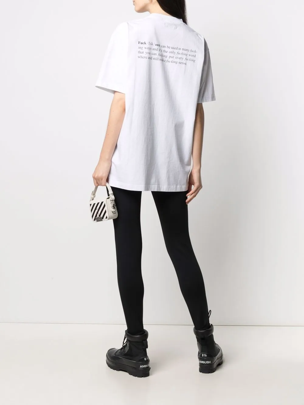 фото Vetements футболка definition с принтом