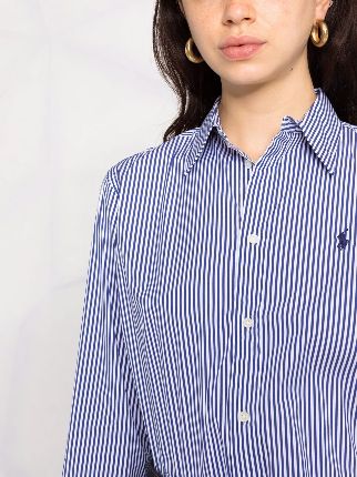 striped cotton-blend shirt展示图