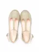 Prosperine Kids metallic-threading ballerina shoes