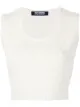 Image 1 of Raf Simons sleeveless cropped knitted top
