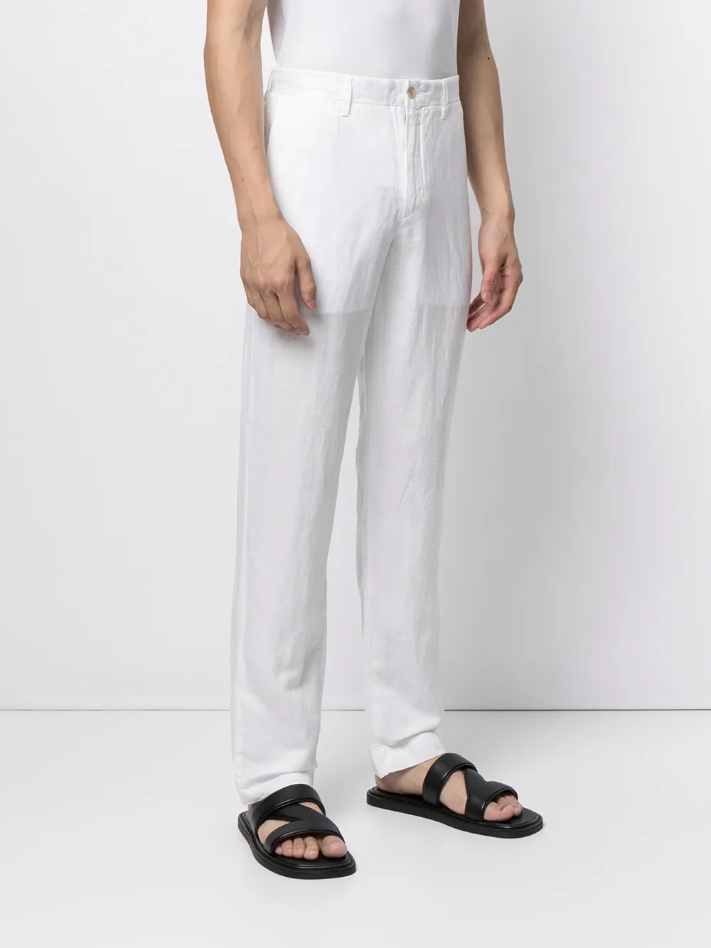 фото Polo ralph lauren брюки прямого кроя с завышенной талией