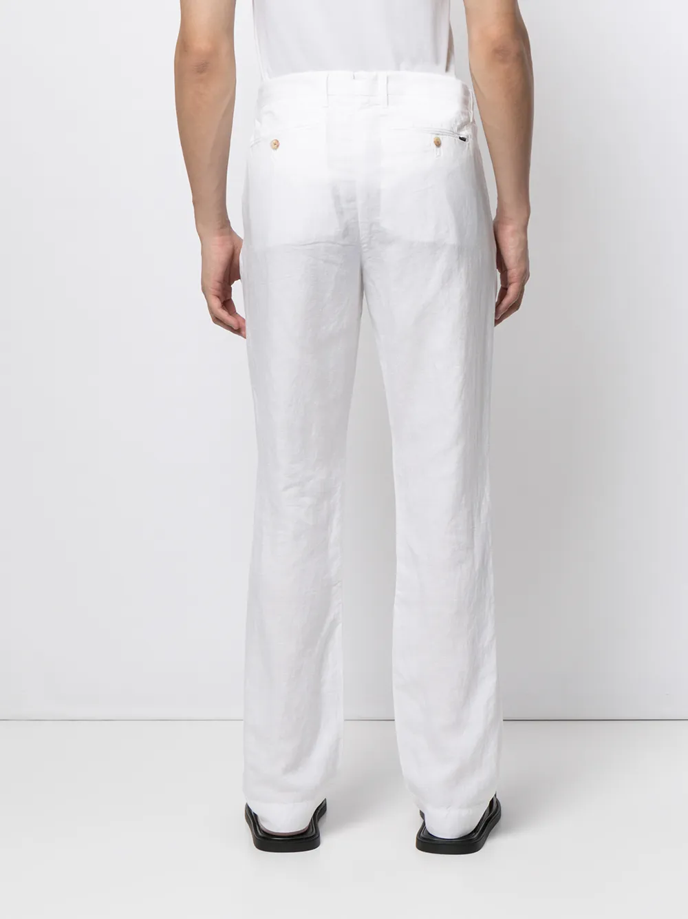 фото Polo ralph lauren брюки прямого кроя с завышенной талией