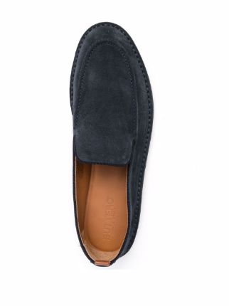 round-toe suede loafers展示图