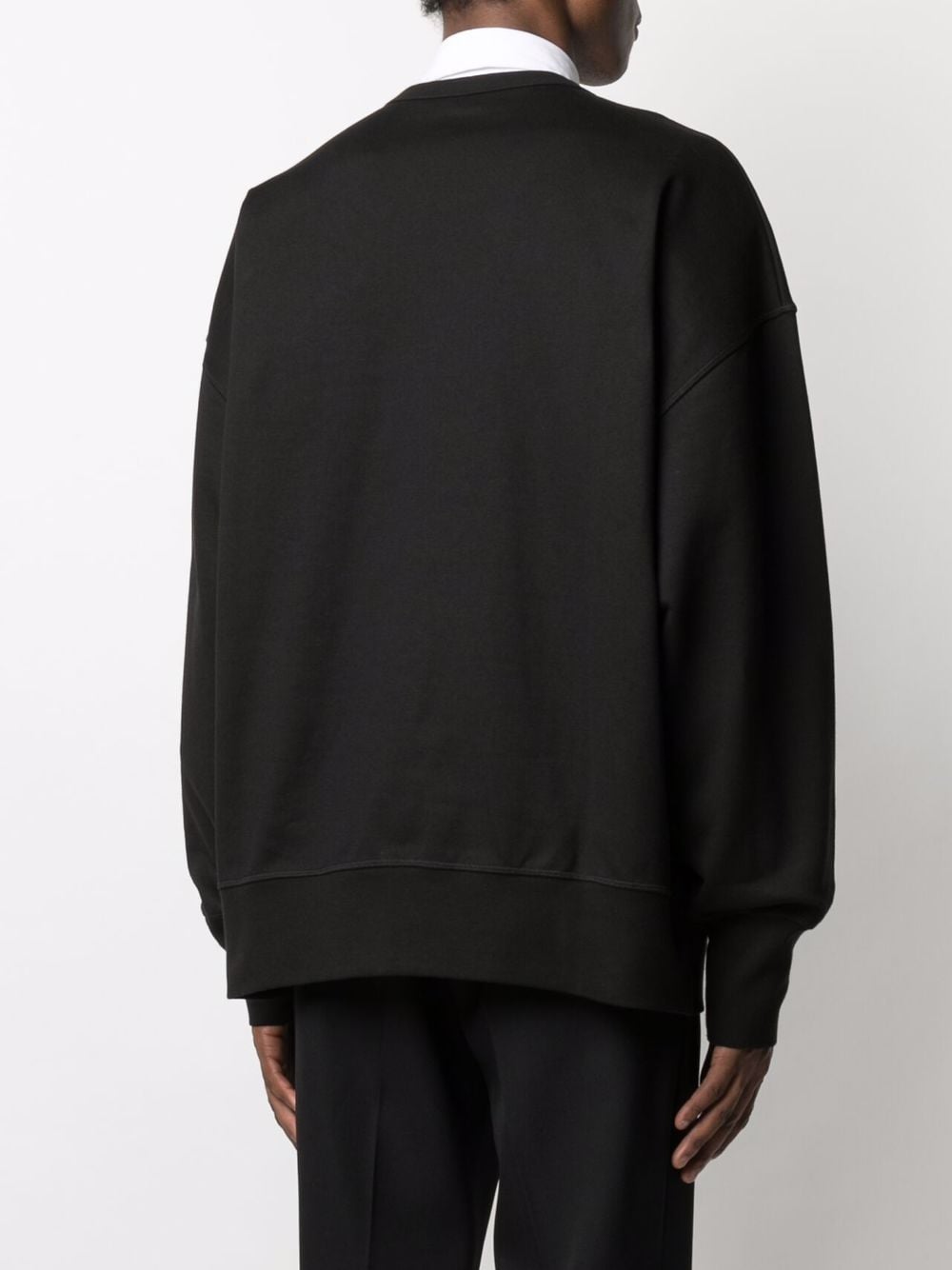 Shop Alexander Mcqueen Logo-patch Sweatshirt In Black