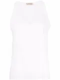 Blanca Vita V-neck vest top - White