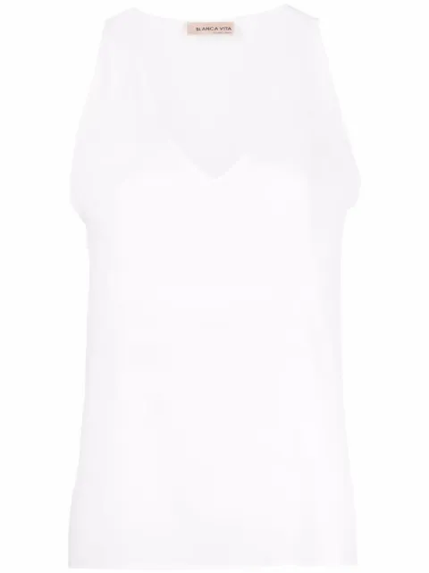 Blanca Vita V-neck vest top 