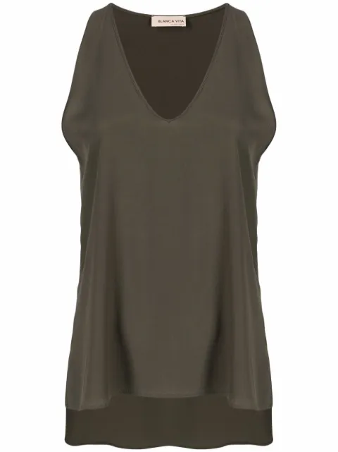 Blanca Vita V-neck vest top