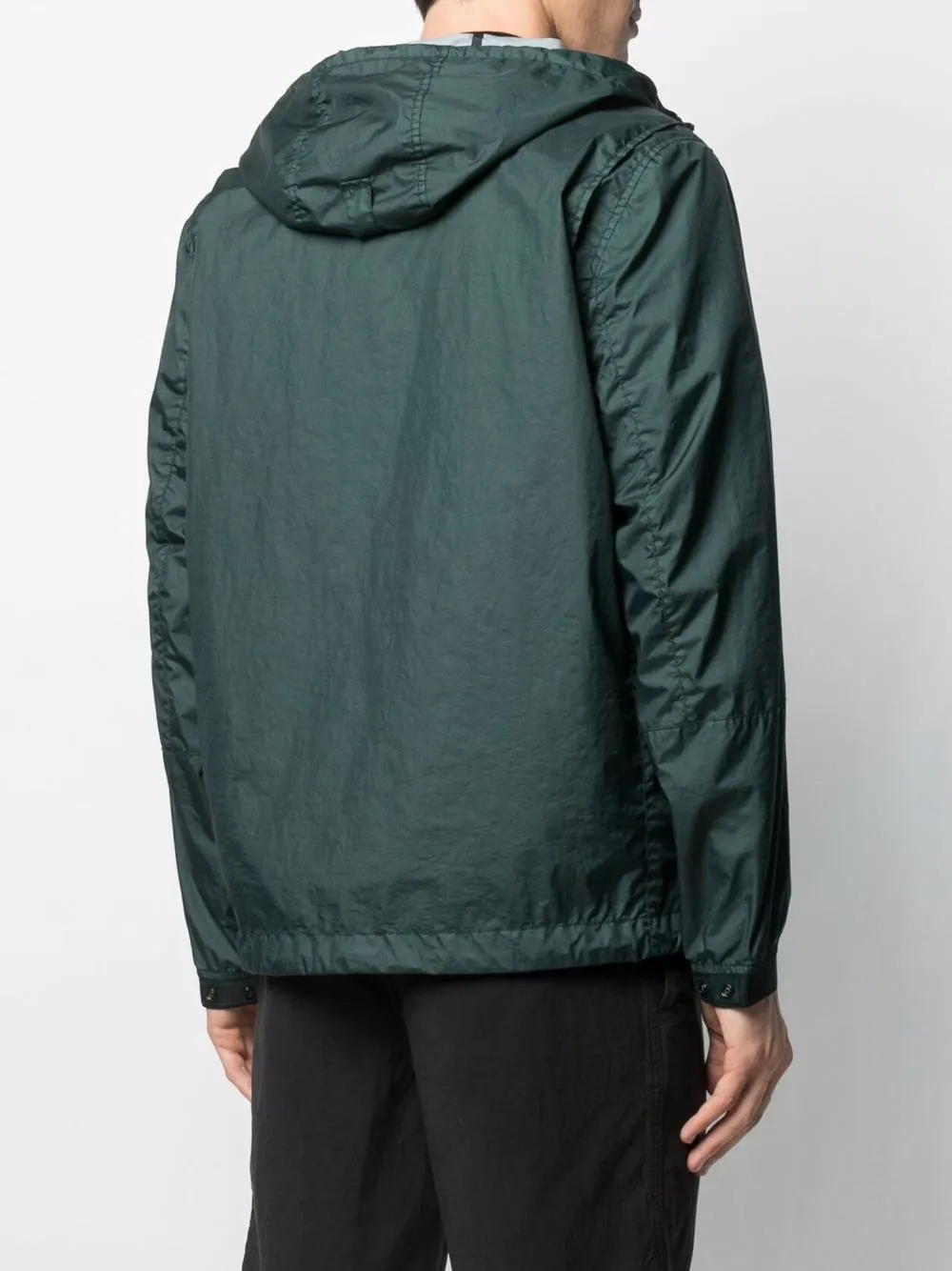 фото Stone island куртка с капюшоном и нашивкой-логотипом