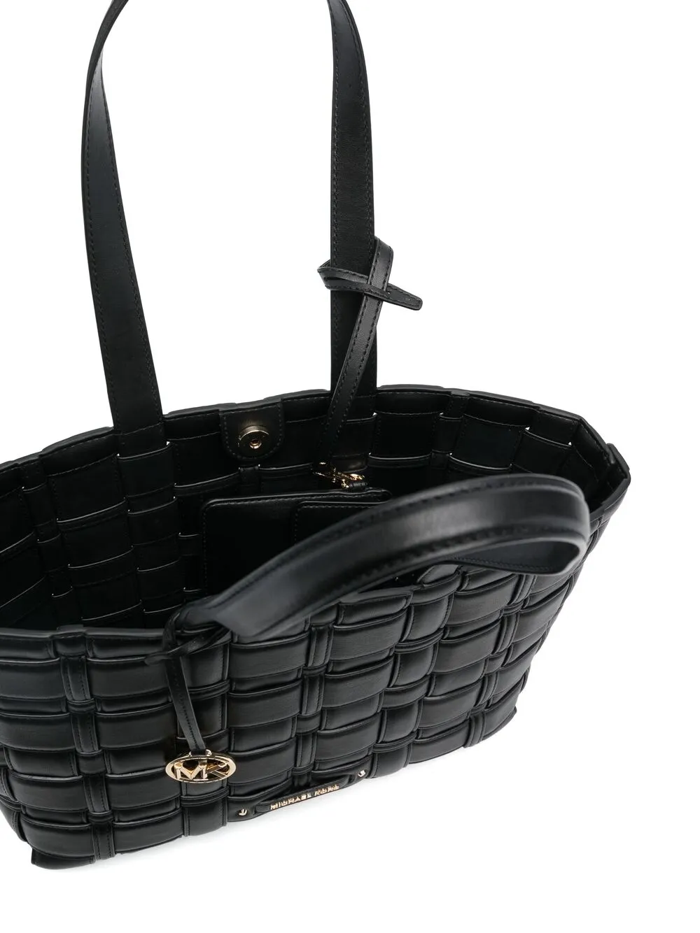 фото Michael michael kors плетеная сумка-тоут ivy
