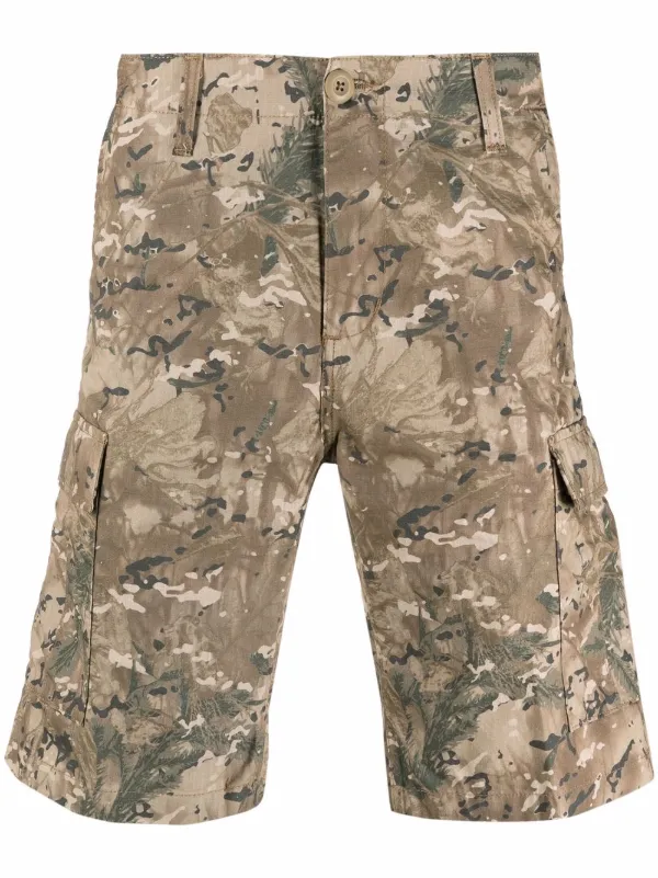 carhartt wip camo shorts