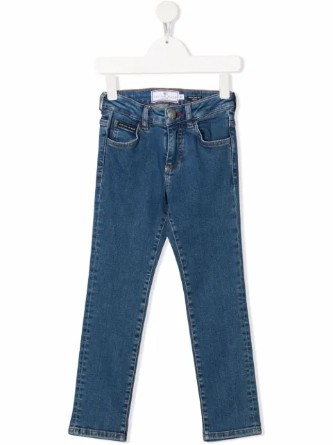 Philipp Plein Junior Iconic Plein regular-fit jeans