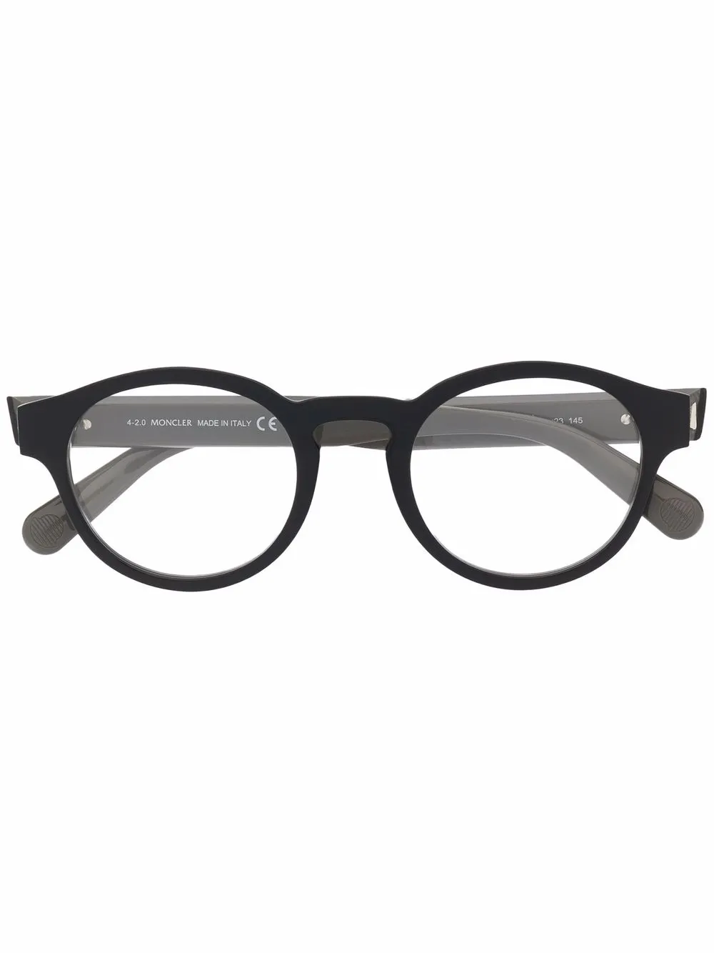 фото Moncler eyewear очки в круглой оправе с логотипом