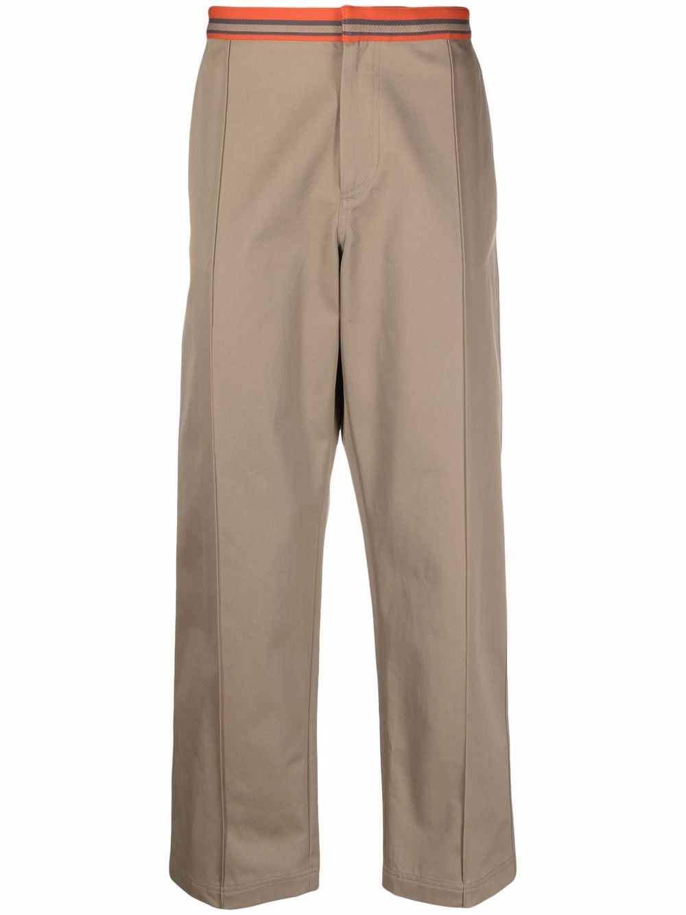 фото Valentino прямые брюки с полосками