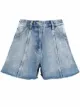 Image 1 of IRO high-rise raw-edge shorts