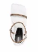 Proenza Schouler Pipe snakeskin-effect sandals
