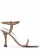 Image 1 of Proenza Schouler Pipe snakeskin-effect sandals