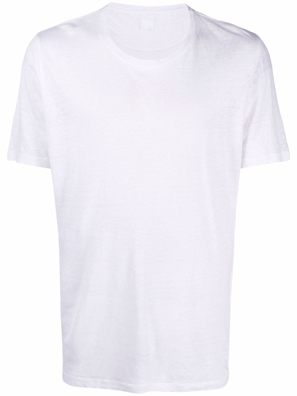 120% LINO ROUND-NECK LINEN T-SHIRT