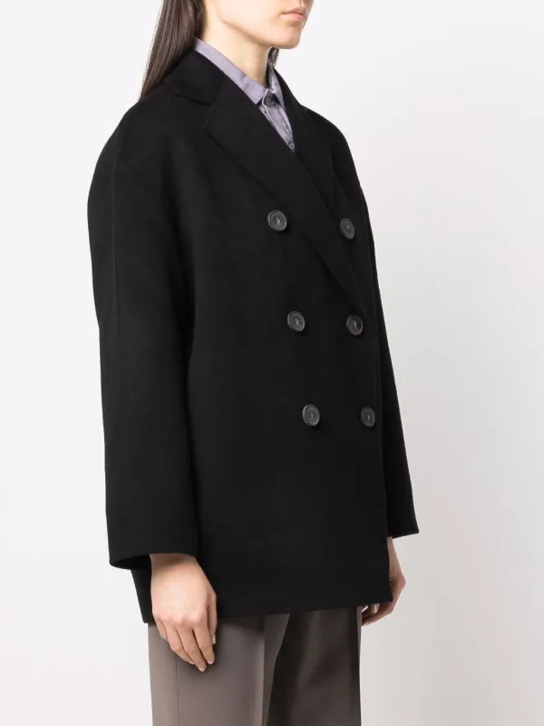 acne double breasted coat