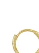 Ellis Mhairi Cameron 14kt yellow gold LI textured clicker hoop earrings