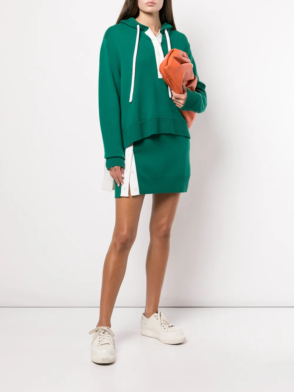 Image 2 of Monse Rugby knit mini skirt