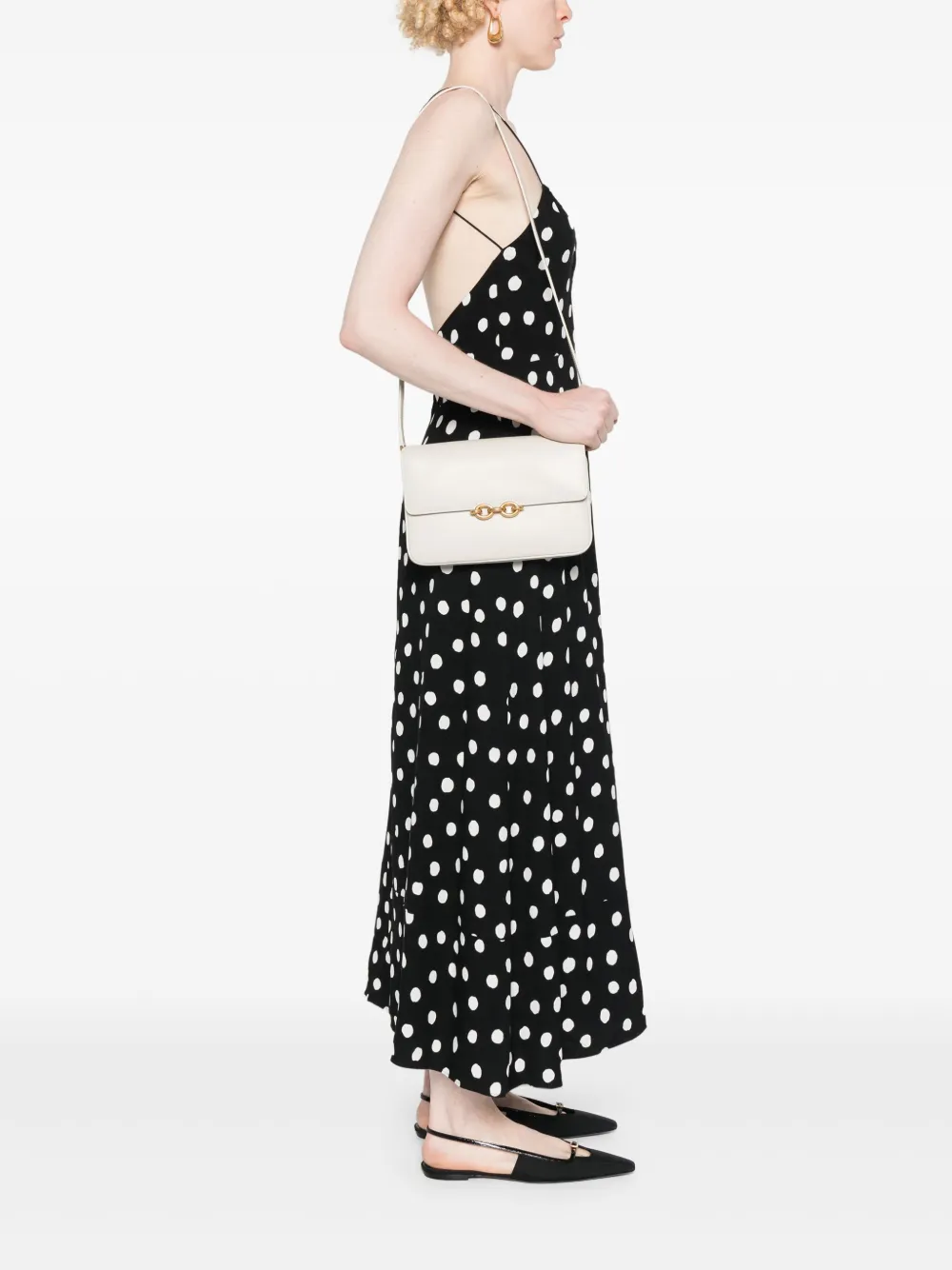 Saint Laurent Le Maillon schoudertas - Beige