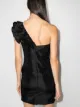 De La Vali Fiama one-shoulder minidress