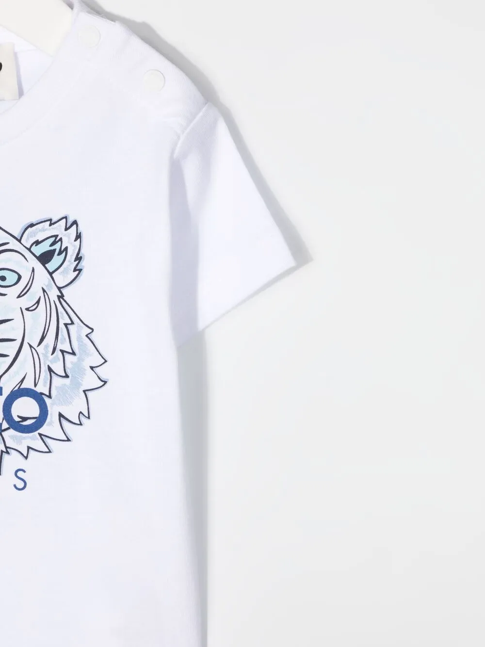 фото Kenzo kids футболка из органического хлопка с логотипом