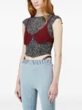 Isa Boulder open-back knitted tank top - Black