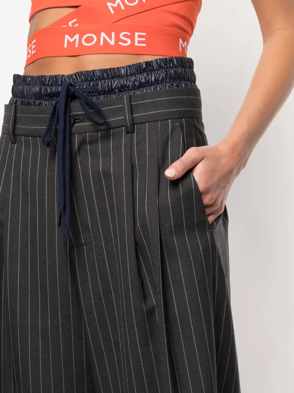 Shop Monse double-waistband drawstring 