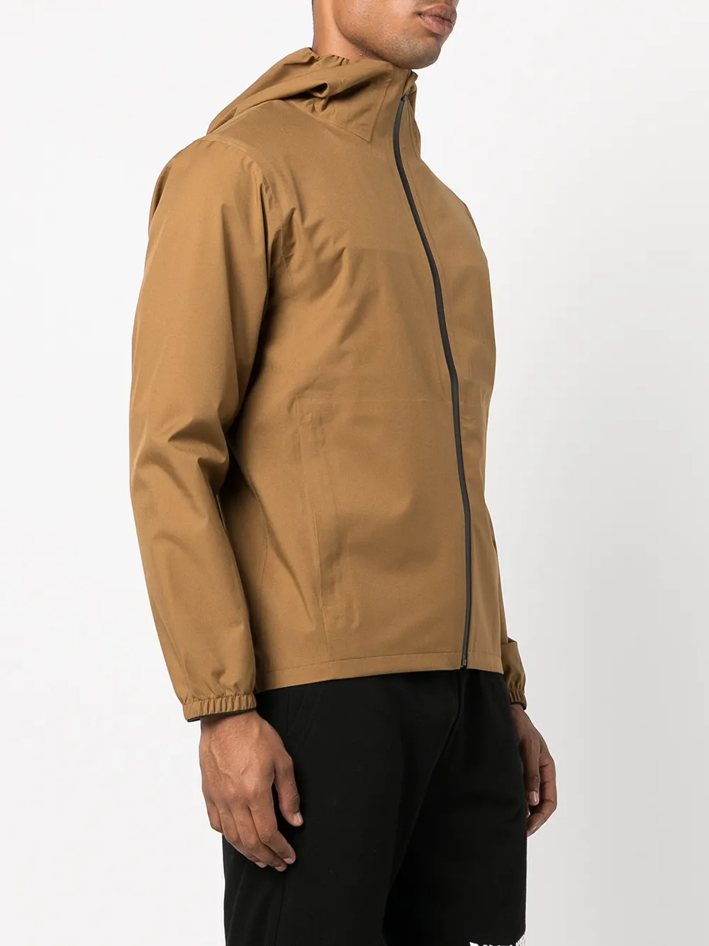 Romeo Hunte Logo-print Hooded Jacket In Brown