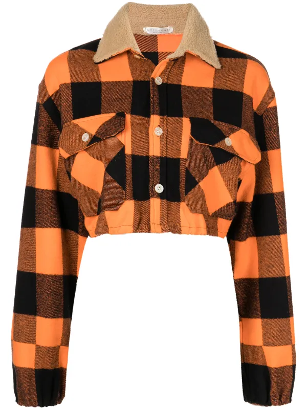 ROMEO HUNTE Lucy Flannel Cropped Jacket 