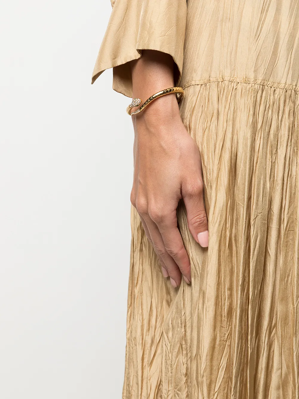 Nialaya Jewelry Wikkelarmband - Goud