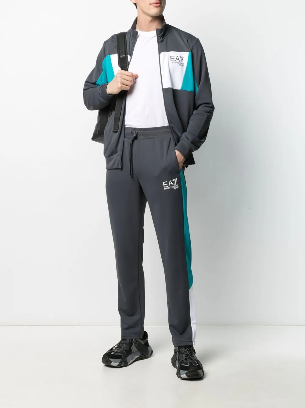 фото Ea7 emporio armani спортивный костюм с логотипом