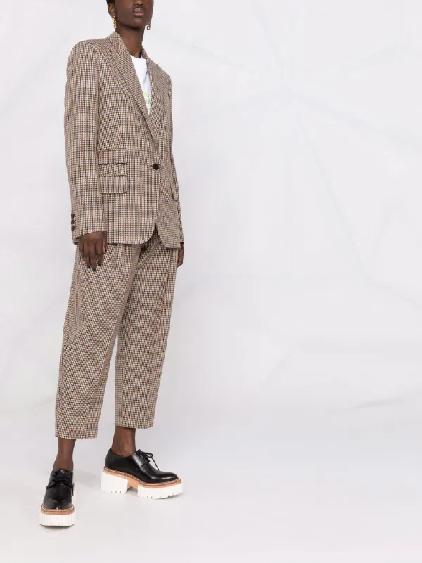 hound tooth check suit