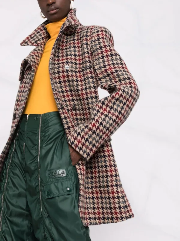 stella mccartney houndstooth coat