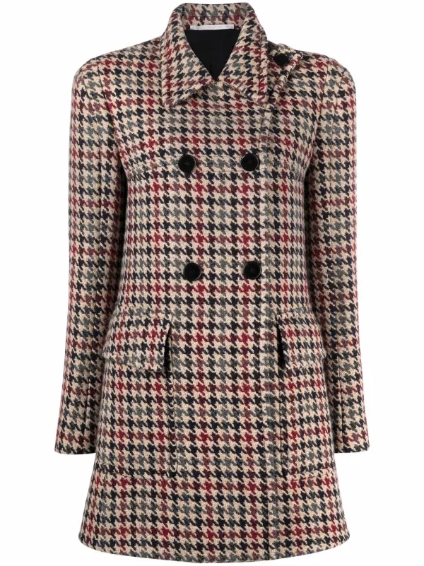 stella mccartney houndstooth coat