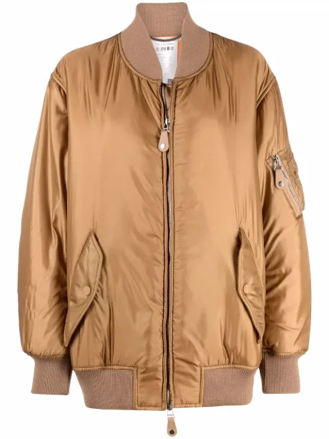 Stella McCartney chamarra bomber capitonada