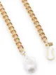Kenneth Jay Lane KENETH J GLD PERL Y CHAIN DROP NKLC