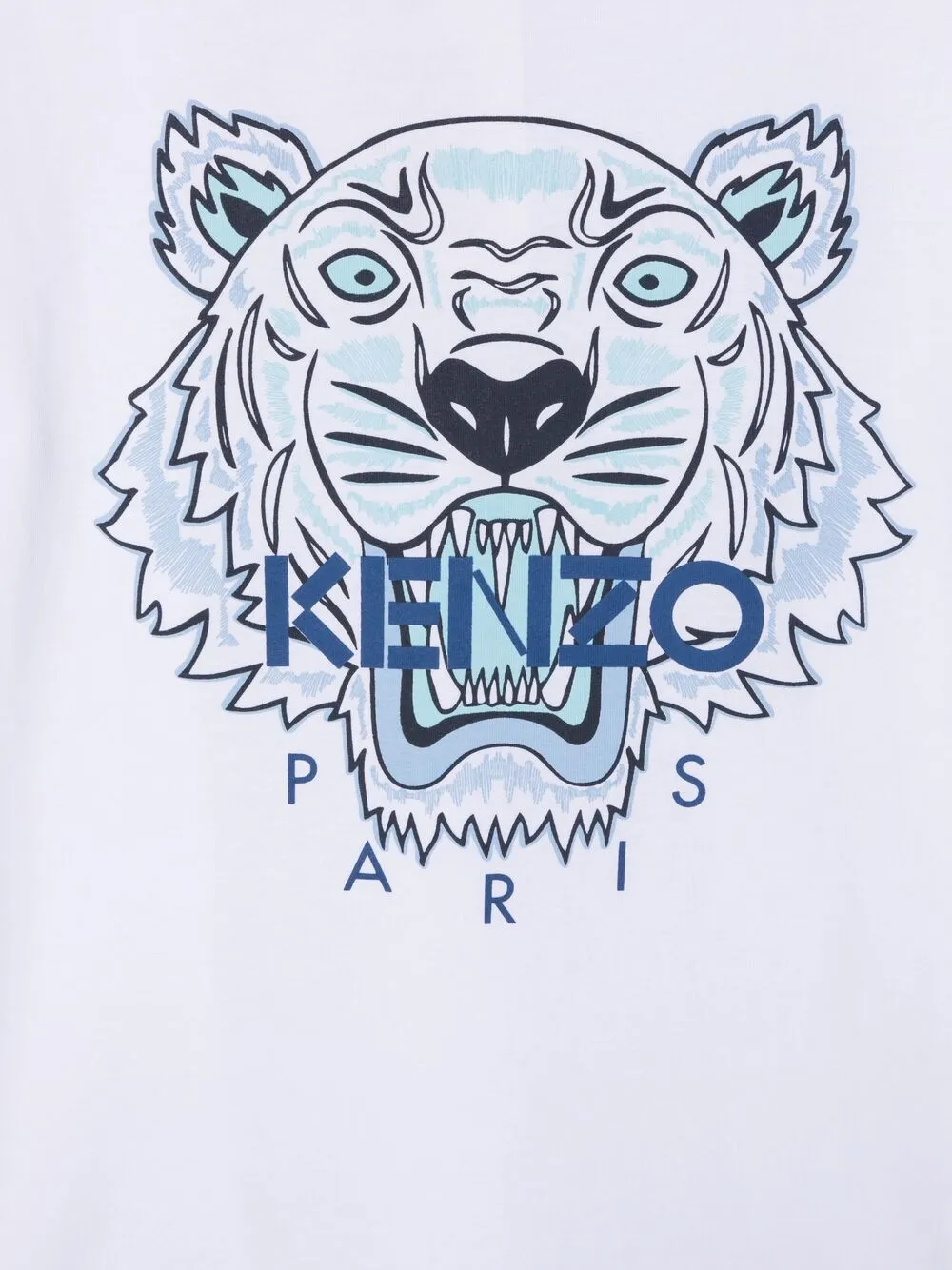 фото Kenzo kids футболка из органического хлопка с логотипом