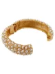 Kenneth Jay Lane cabochon pearl bracelet