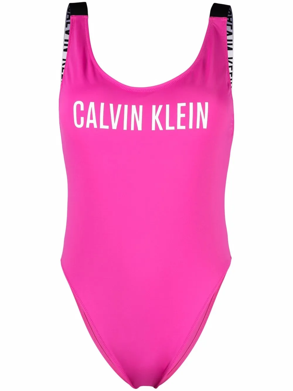 фото Calvin klein jeans купальник с u-образным вырезом и логотипом