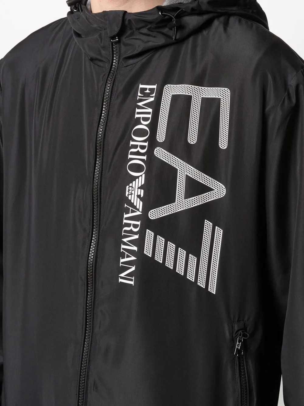 фото Ea7 emporio armani легкая куртка с логотипом