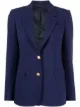 Image 1 of Tagliatore notched-lapel single-breasted blazer