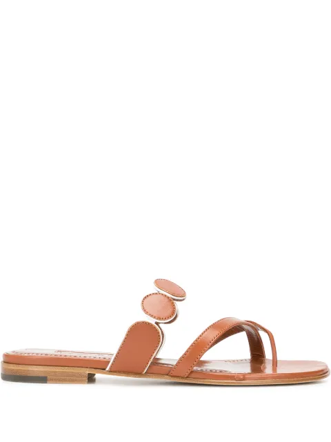 Manolo Blahnik レザーサンダル 通販 - FARFETCH