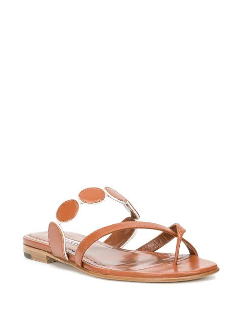 Manolo Blahnik レザーサンダル 通販 - FARFETCH