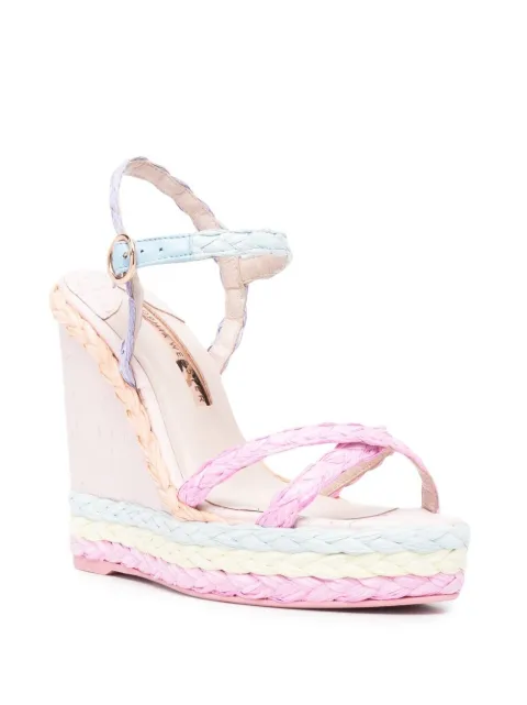 sophia webster rainbow wedges