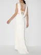 Maria Lucia Hohan Lynda draped-back gown
