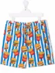 Image 1 of Mc2 Saint Barth TEEN graphic-print swim shorts